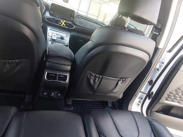 2021 Hyundai Santa Fe IV Рестайлинг, белый, 3400000 рублей - вид 9