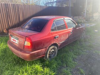 2003 Hyundai Accent II, красный, 200000 рублей, вид 4