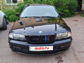 2000 BMW 3 серии 320i IV (E46), чёрный, 625000 рублей, вид 1