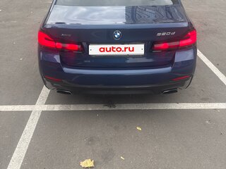 2021 BMW 5 серии 520d xDrive VII (G30/G31/G38) Рестайлинг, синий, 4950000 рублей, вид 3