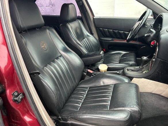 2001 Alfa Romeo 166 I, красный, 400000 рублей - вид 8