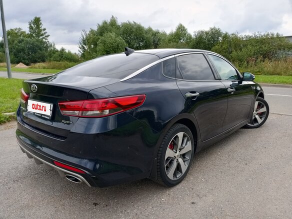 2017 Kia Optima IV, синий, 1850000 рублей - вид 4