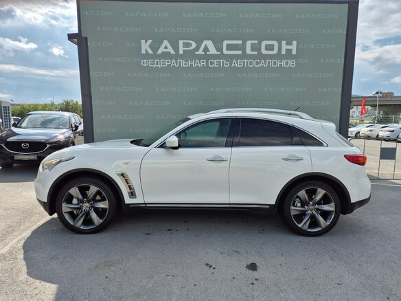 2011 Infiniti FX FX37 II (S51), белый - вид 2
