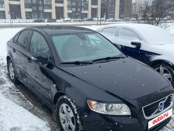 2011 Volvo S40 II Рестайлинг, чёрный, 690000 рублей - вид 2