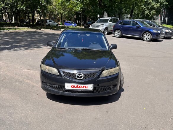2007 Mazda 6 I (GG) Рестайлинг, чёрный - вид 2
