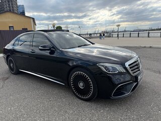 2017 Mercedes-Benz S-Класс 350 CDI BlueTEC Long 9G-TRONIC VI (W222, C217), чёрный, 3900000 рублей, вид 3