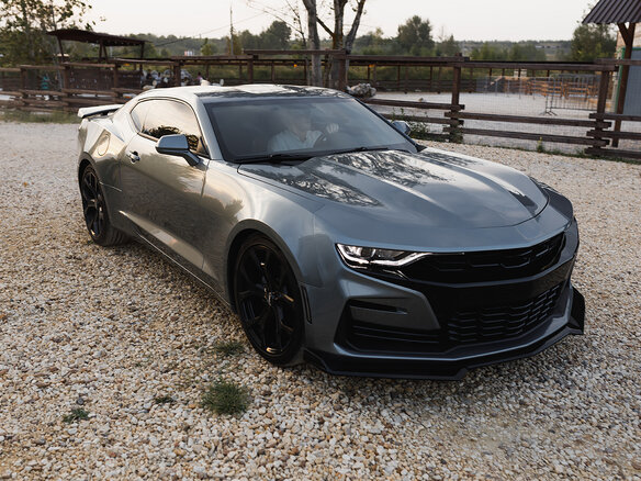 2021 Chevrolet Camaro VI Рестайлинг, серый, 2750000 рублей - вид 10