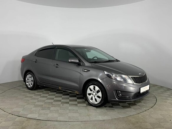 2014 Kia Rio III, серый - вид 2