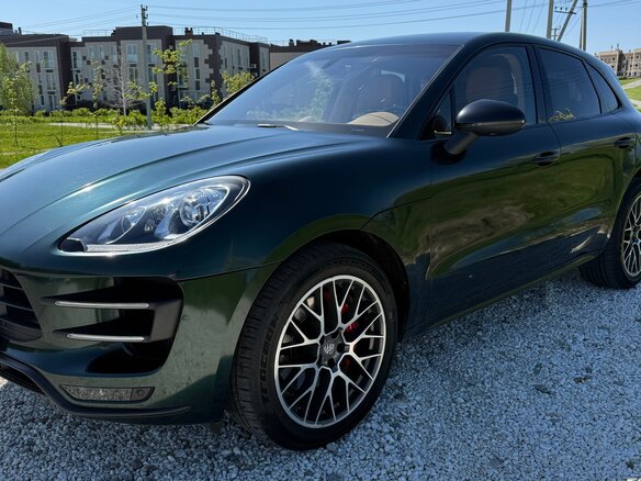 2014 Porsche Macan Turbo I, зелёный, 2850000 рублей - вид 7