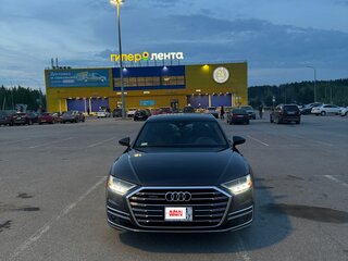 2019 Audi A8 Long 55 TFSI IV (D5), синий, 5250000 рублей, вид 2