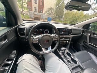 2021 Kia Sportage IV Рестайлинг, чёрный, 2350000 рублей, вид 3