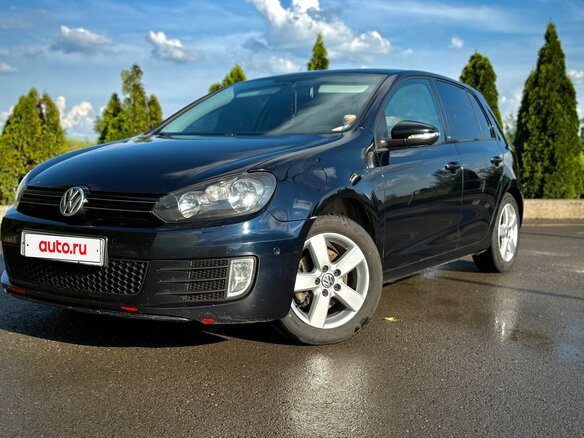 2011 Volkswagen Golf VI, синий, 850000 рублей - вид 6