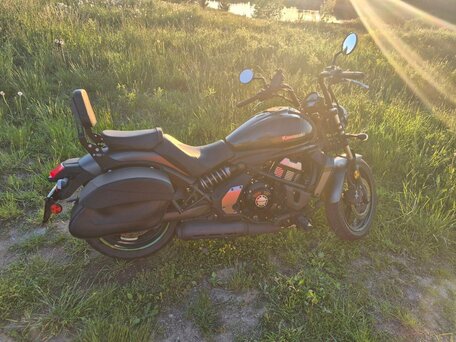 2022 Kawasaki EN650 Vulcan S, чёрный, 690000 рублей, вид 2