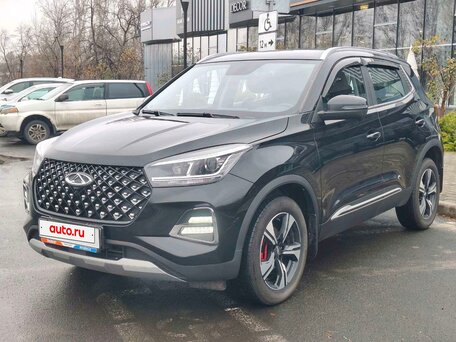 2023 Chery Tiggo 4 Pro I Рестайлинг, чёрный, 1034550 рублей, вид 2
