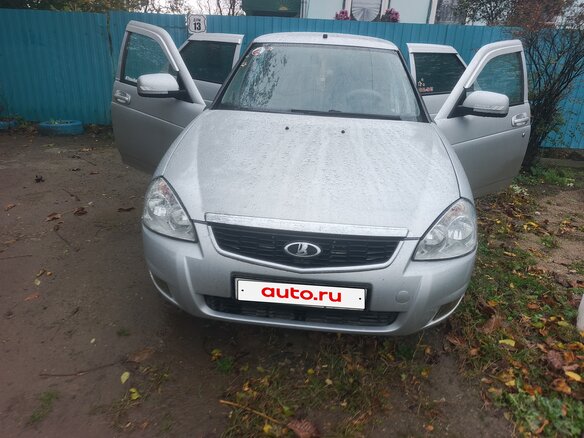 2007 Lada (ВАЗ) Priora I, серебристый, 270000 рублей