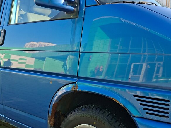2001 Volkswagen Multivan T4, синий, 700000 рублей - вид 8