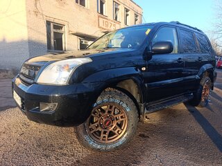 2005 Toyota Land Cruiser Prado 5-speed 120 Series, чёрный, 2650000 рублей, вид 3
