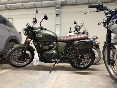 2011 Triumph Scrambler, зелёный, 710000 рублей, вид 4