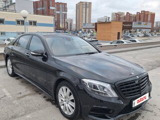 2015 Mercedes-Benz S-Класс 500 VI (W222, C217), чёрный, 2650000 рублей, вид 2