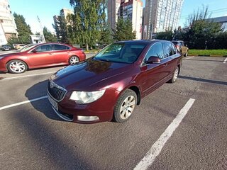 2012 Skoda Superb II, пурпурный, 750000 рублей, вид 1