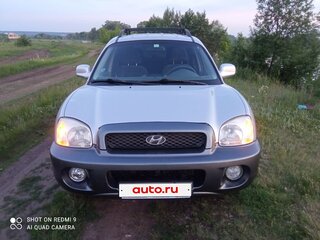 2002 Hyundai Santa Fe I, серебристый, 550000 рублей, вид 3