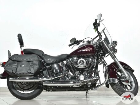 2007 Harley-Davidson Heritage, пурпурный, 950000 рублей, вид 3