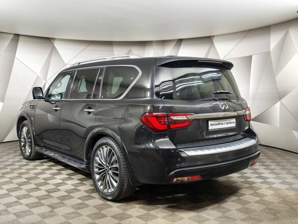 2018 Infiniti QX80 I Рестайлинг 2, чёрный, 3300000 рублей - вид 3