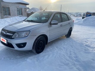 2015 Lada (ВАЗ) Granta I, серебристый, 430000 рублей, вид 1