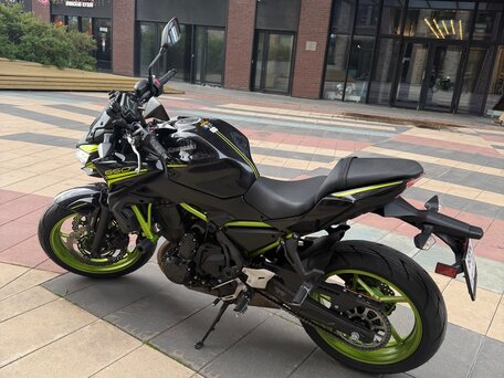 2021 Kawasaki Z 650, зелёный, 780000 рублей, вид 4