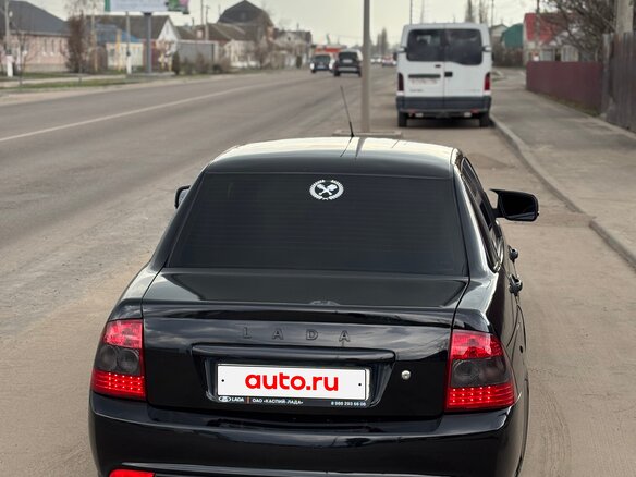 2011 Lada (ВАЗ) Priora I, чёрный, 950000 рублей - вид 5