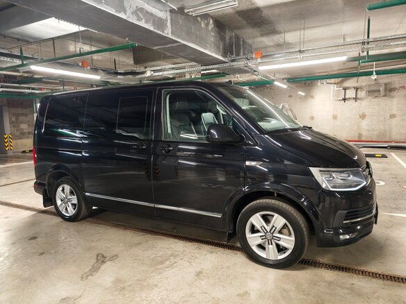 2017 Volkswagen Multivan T6, чёрный - вид 6