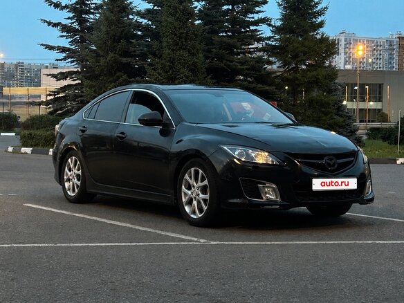 2008 Mazda 6 II (GH), пурпурный - вид 1