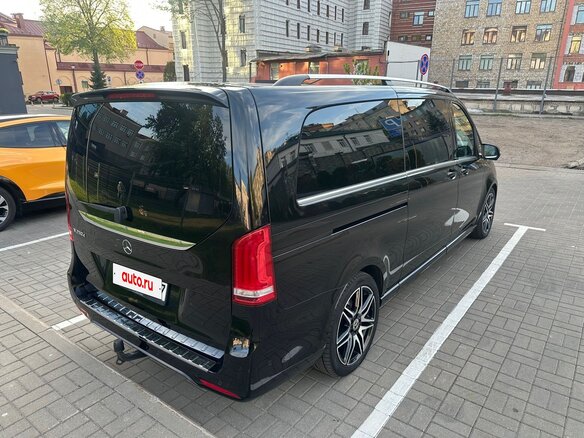 2020 Mercedes-Benz V-Класс Extra Long 250 d экстра длинный III (W447) Рестайлинг, чёрный, 5100000 рублей - вид 3