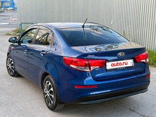2015 Kia Rio III Рестайлинг, синий, 969000 рублей, вид 5