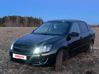 2012 Lada (ВАЗ) Granta I, чёрный, 360000 рублей, вид 1
