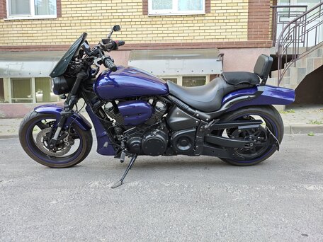 2002 Yamaha XV 1700 Warrior, синий, 880000 рублей, вид 2