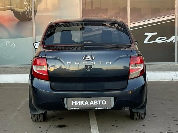 2012 Lada (ВАЗ) Granta I, синий, 300000 рублей - вид 5