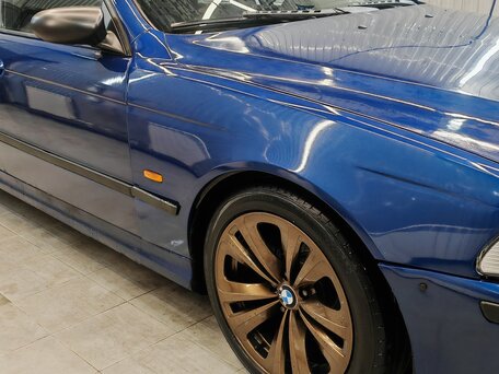 1996 BMW 5 серии 523i IV (E39), синий, 580000 рублей, вид 5