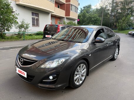 2012 Mazda 6 II (GH) Рестайлинг, серый, 845000 рублей, вид 4