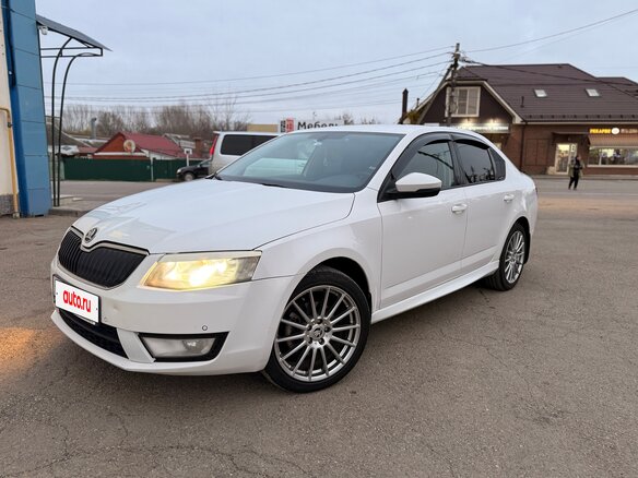 2013 Skoda Octavia III (A7), белый, 1400000 рублей