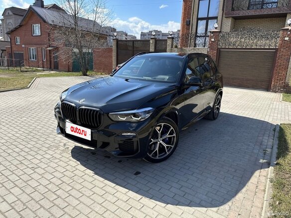 2019 BMW X5 30d IV (G05/G18), чёрный, 6890000 рублей