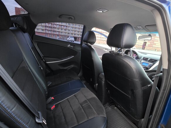 2012 Hyundai Solaris I, синий, 815000 рублей - вид 18