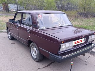 2006 Lada (ВАЗ) 2107, пурпурный, 240000 рублей, вид 4