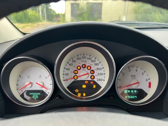 2008 Dodge Caliber I, красный, 590000 рублей - вид 9