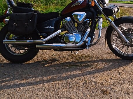 1996 Honda Steed 600, чёрный, 370000 рублей, вид 1