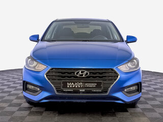 2019 Hyundai Solaris II, синий, 1455000 рублей, вид 2