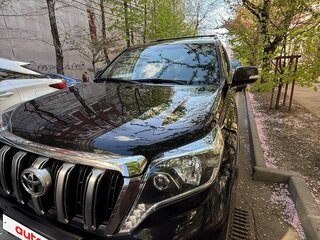 2017 Toyota Land Cruiser Prado 150 Series Рестайлинг 1, чёрный, 5500000 рублей, вид 2