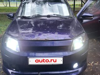 2012 Lada (ВАЗ) Granta I, синий, 310000 рублей, вид 4