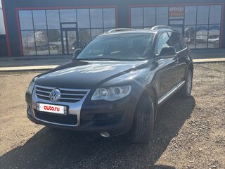 2007 Volkswagen Touareg I Рестайлинг, чёрный, 1050000 рублей, вид 1