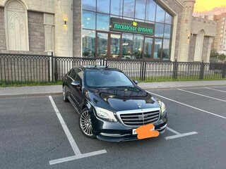 2017 Mercedes-Benz S-Класс 400 d Long VI (W222, C217) Рестайлинг, чёрный, 5500000 рублей, вид 2